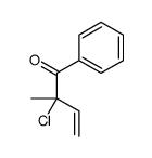 3-Buten-1-one, 2-chloro-2-methyl-1-phenyl- (9CI) Structure