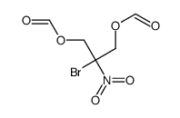2-bromo-2-nitropropane-1,3-diyl diformate结构式