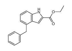 ethyl 4-benzylindole-2-carboxylate Structure