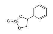 2-Chloro-4-phenyl-1,3,2-dioxastibole Structure