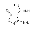 1,2,5-Oxadiazole-3-carboxamide,4-amino-,2-oxide(9CI) structure