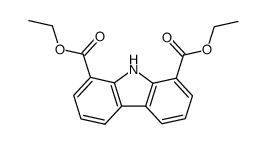 1,8-di(carboethoxy)carbazole Structure