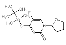 4-(dimethyl-tert-butyl-silyl)oxy-5-fluoro-1-(oxolan-2-yl)pyrimidin-2-one picture