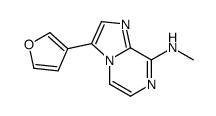 3-(furan-3-yl)-N-methylimidazo[1,2-a]pyrazin-8-amine Structure
