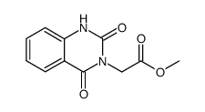 methyl 1,4-dihydro-2,4-dioxoquinazoline-3(2H)-acetate结构式