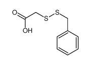 2-(benzyldisulfanyl)acetic acid结构式