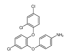 4-[5-chloro-2-(2,4-dichlorophenoxy)phenoxy]aniline Structure