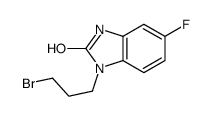 1-(3-bromopropyl)-5-fluoro-1,3-dihydro-2H-benzimidazol-2-one结构式