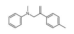 N-methyl-N-(2-p-tolylallyl)aniline Structure