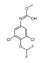 methyl N-[3,5-dichloro-4-(difluoromethoxy)phenyl]carbamate结构式