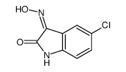 5-chloro-1H-indole-2,3-dione 3-oxime结构式