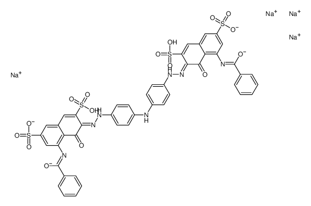 disodium 3,3'-[iminobis(4,1-phenyleneazo)]bis[5-(benzoylamino)-4-hydroxynaphthalene-2,7-disulphonate] picture