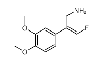 2-(3,4-dimethoxyphenyl)-3-fluoroallylamine Structure