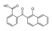 2-(1-chloronaphthalene-2-carbonyl)benzoic acid Structure