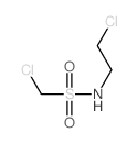 1-chloro-N-(2-chloroethyl)methanesulfonamide结构式