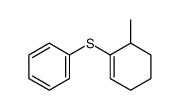 6-methyl-1-cyclohexenyl phenyl sulfide Structure