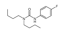 1,1-dibutyl-3-(4-fluorophenyl)urea Structure