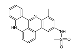 N-[4-(acridin-9-ylamino)-3,5-dimethylphenyl]methanesulfonamide结构式
