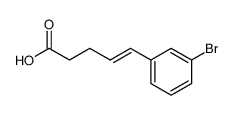 5-(3-bromophenyl)-pent-4-enoic acid Structure