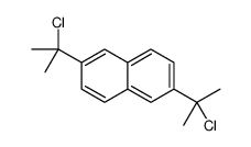 2,6-bis(2-chloropropan-2-yl)naphthalene结构式