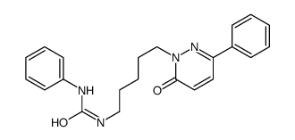 1-[5-(6-oxo-3-phenylpyridazin-1-yl)pentyl]-3-phenylurea Structure