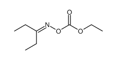 pentan-3-oneO-ethoxycarbonyl oxime结构式