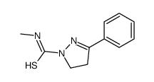 N-methyl-5-phenyl-3,4-dihydropyrazole-2-carbothioamide Structure