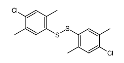 1-chloro-4-[(4-chloro-2,5-dimethylphenyl)disulfanyl]-2,5-dimethylbenzene Structure