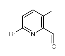 6-溴-3-氟吡啶-2-甲醛结构式