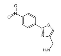 [2-(4-nitrophenyl)-1,3-thiazol-4-yl]methanamine Structure