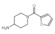 1-(2-呋喃)哌啶-4-胺盐酸盐结构式