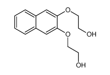 2-[3-(2-hydroxyethoxy)naphthalen-2-yl]oxyethanol结构式