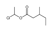 1-chloroethyl 3-methylpentanoate Structure