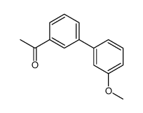 1-(3'-Methoxybiphenyl-3-yl)ethan-1-one, 3-(3-Methoxyphenyl)acetophenone结构式