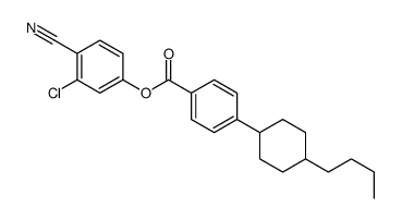 (3-chloro-4-cyanophenyl) 4-(4-butylcyclohexyl)benzoate Structure