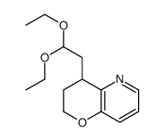4-(2,2-diethoxyethyl)-3,4-dihydro-2H-pyrano[3,2-b]pyridine Structure