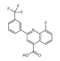 8-FLUORO-2-(3-(TRIFLUOROMETHYL)PHENYL)QUINOLINE-4-CARBOXYLIC ACID picture