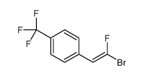 1-(2-bromo-2-fluoroethenyl)-4-(trifluoromethyl)benzene结构式