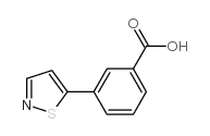 3-(1,2-thiazol-5-yl)benzoic acid Structure