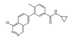 3-(1-chloro-6-phthalazinyl)-N-cyclopropyl-4-methylbenzamide结构式