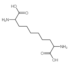 Decanedioic acid,2,9-diamino- Structure