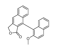 4-(2-methoxynaphthalen-1-yl)-1H-benzo[f][2]benzofuran-3-one结构式