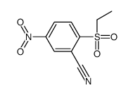 2-ethylsulfonyl-5-nitrobenzonitrile结构式