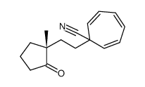 (1R)-1-[2-(1-methyl-2-oxocyclopentyl)ethyl]cyclohepta-2,4,6-triene-1-carbonitrile Structure