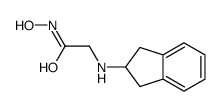 2-(2,3-dihydro-1H-inden-2-ylamino)-N-hydroxyacetamide Structure