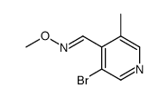 3-bromo-5-methyl-pyridine-4-carbaldehyde O-methyloxime结构式