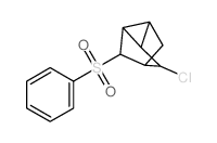 5-chlorotricyclo[2.2.1.0~2,6~]hept-3-yl phenyl sulfone结构式