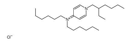 1-(2-ethylhexyl)-N,N-dihexylpyridin-1-ium-4-amine,chloride Structure