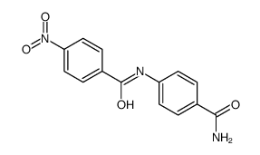N-[4-(aminocarbonyl)phenyl]-4-nitrobenzamide结构式