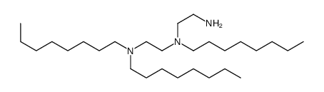 N-(2-aminoethyl)-N,N',N'-trioctylethylenediamine structure